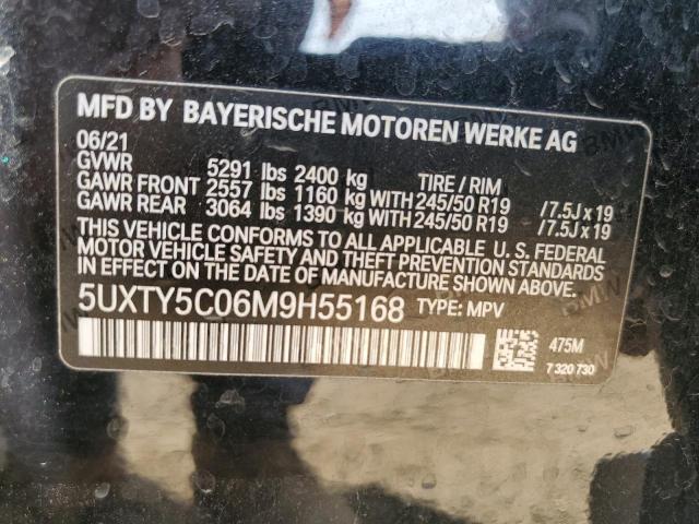 2021 BMW X3 XDRIVE3 5UXTY5C06M9H55168
