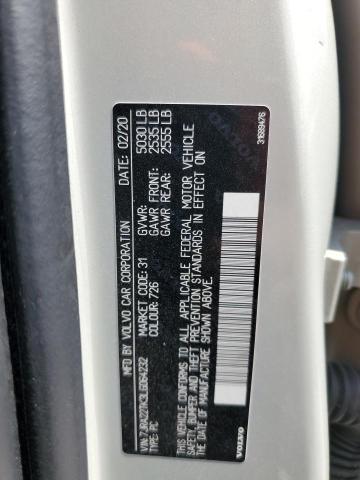 2020 VOLVO S60 T6 MOMENTUM 7JRA22TK3LG064232