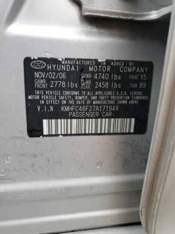 2007 HYUNDAI AZERA SE #3294584031