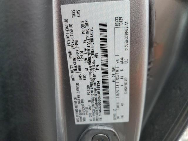 2022 FORD ESCAPE SE 1FMCU0G60NUB19934