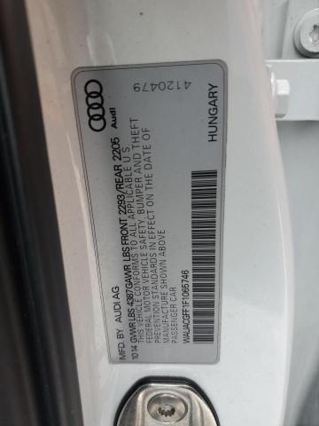 2015 AUDI A3 PREMIUM WAUACGFF1F1065746