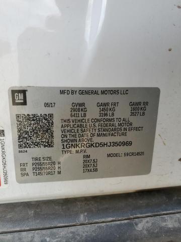 2017 CHEVROLET TRAVERSE L - 1GNKRGKD5HJ350969