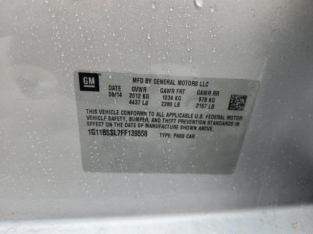 2015 CHEVROLET MALIBU LS - 1G11B5SL7FF139558