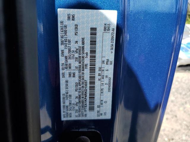 2024 FORD F150 XL 1FTEX1KP4RKD13037