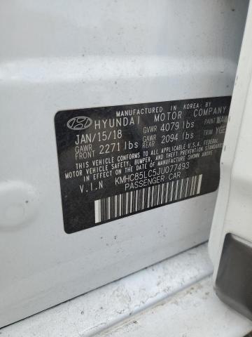 2018 HYUNDAI IONIQ LIMITED - KMHC85LC5JU077493