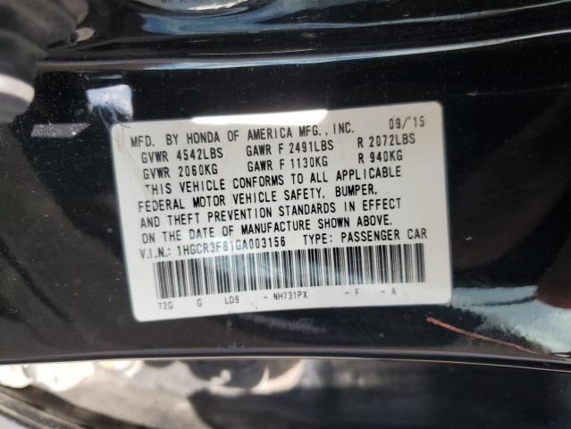 2016 HONDA ACCORD EXL 1HGCR3F81GA003156