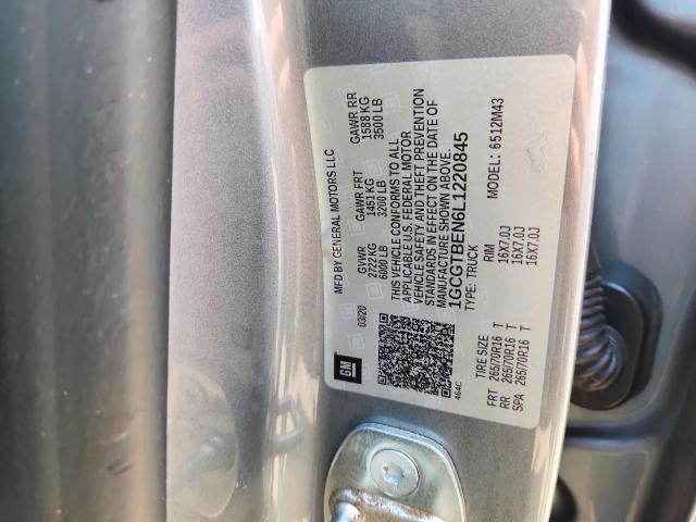 2020 CHEVROLET COLORADO - 1GCGTBEN6L1220845
