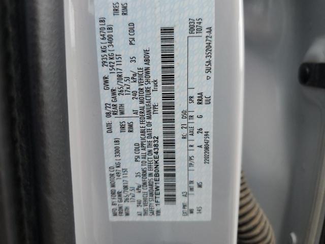 2022 FORD F150 SUPERCREW 1FTEW1EB0NKE43832