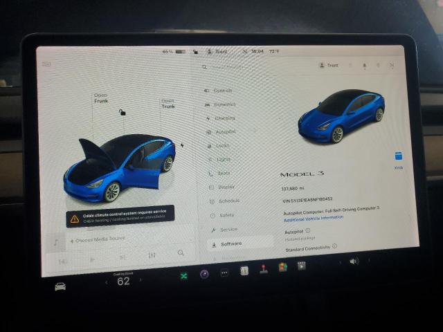 2022 TESLA MODEL 3 5YJ3E1EA5NF185452