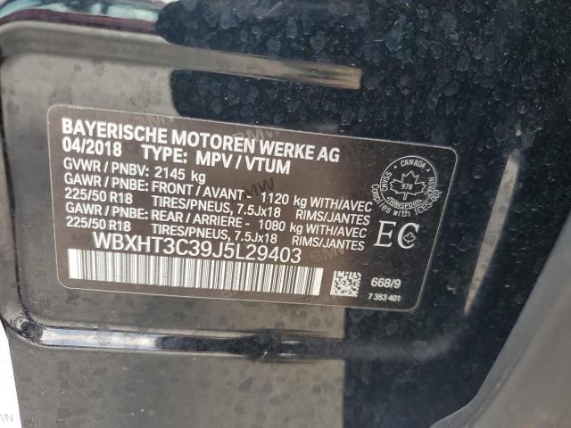 2018 BMW X1 XDRIVE28I WBXHT3C39J5L29403