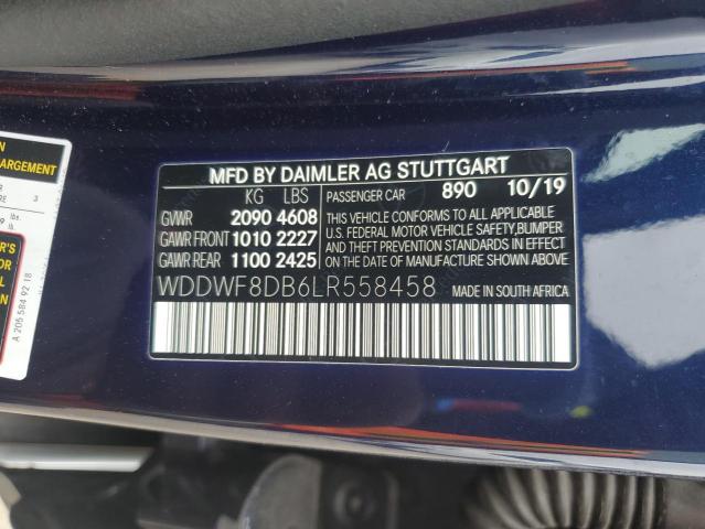 2020 MERCEDES-BENZ C 300 WDDWF8DB6LR558458