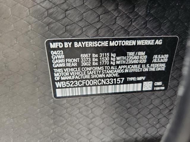 2024 BMW IX XDRIVE5 WB523CF00RCN33157