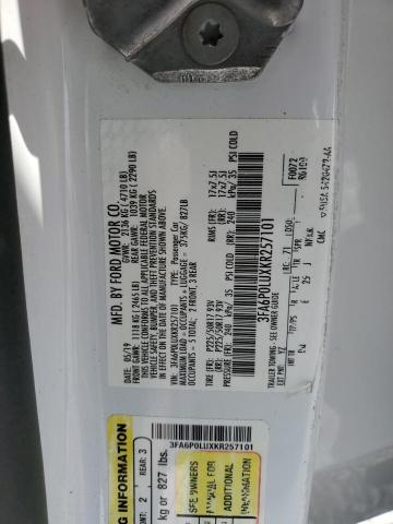 2019 FORD FUSION SE #3286743316