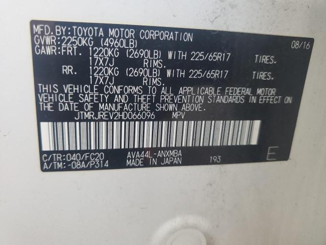 2017 TOYOTA RAV4 HV LE JTMRJREV2HD066096