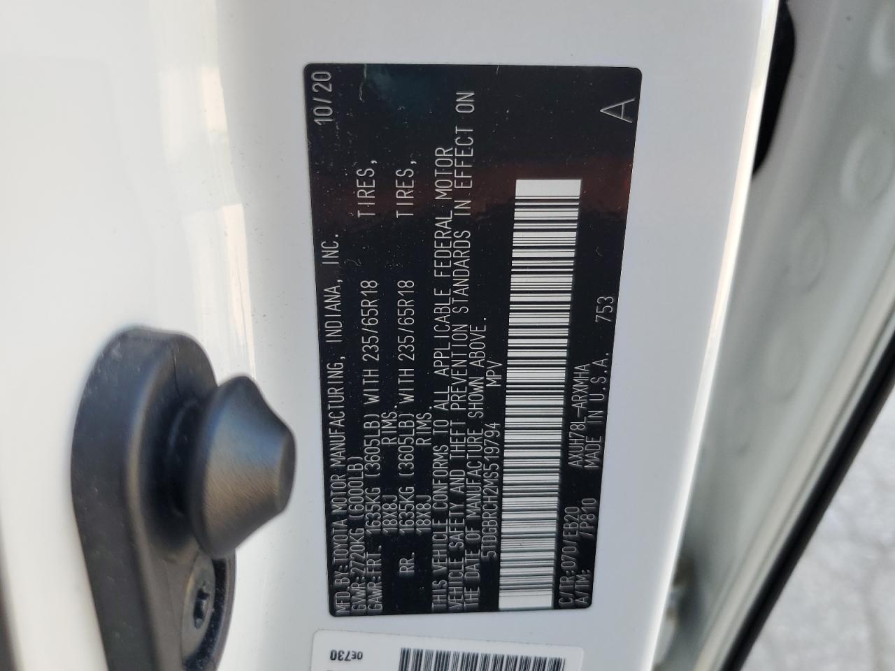 TOYOTA HIGHLANDER HYBRID XLE