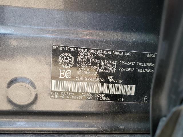 2020 TOYOTA RAV4 LE 2T3B1RFVXLC086366