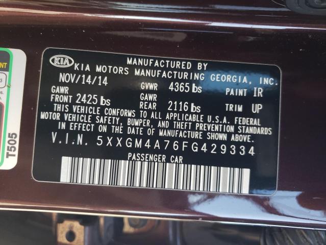 2015 KIA OPTIMA LX 5XXGM4A76FG429334