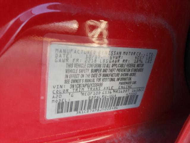 2018 NISSAN SENTRA SR 3N1CB7AP8JY208486