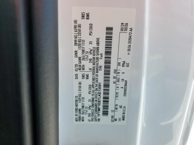 2020 FORD F150 1FTMF1EB7LKE13591