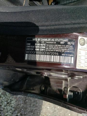 2012 MERCEDES-BENZ C 300 4MAT - WDDGF8BB0CF872096