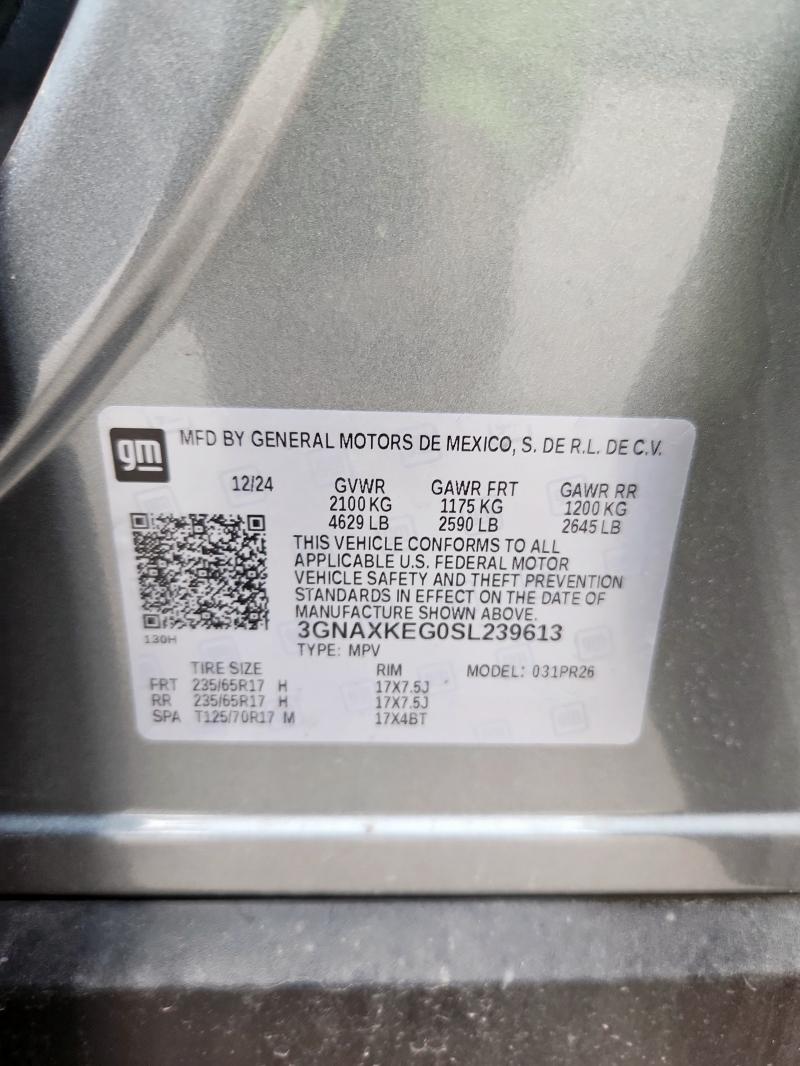 2025 CHEVROLET EQUINOX AC - 3GNAXKEG0SL239613