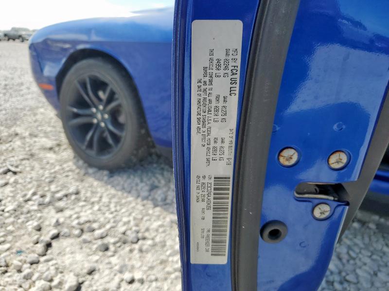 2018 DODGE CHALLENGER 2C3CDZAG4JH334356