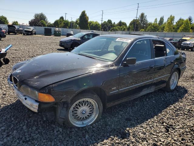 BMW 528 I 1997 black  gas WBADD5321VBV52244 photo #1