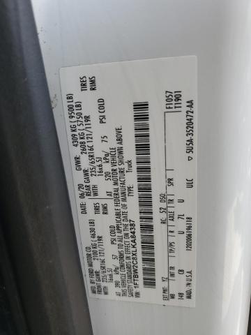2020 FORD TRANSIT T-350 1FTBW2C8XLKA84387