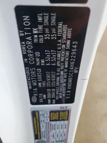 2017 KIA SEDONA LX KNDMB5C14H6229643