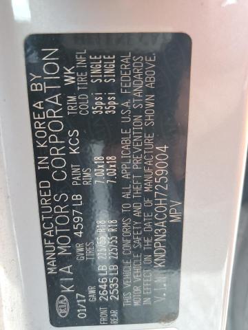 2017 KIA SPORTAGE E - KNDPN3AC0H7259004