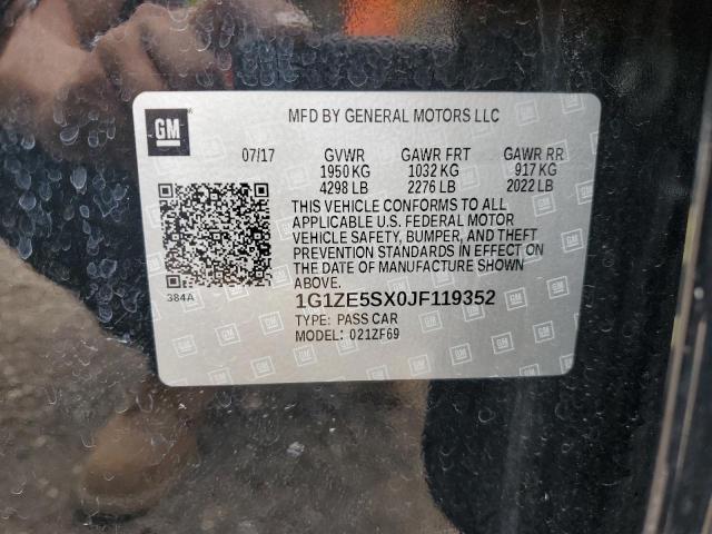 2018 CHEVROLET MALIBU PRE 1G1ZE5SX0JF119352