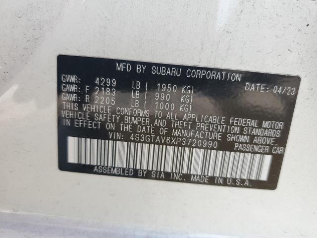 2023 SUBARU IMPREZA PR 4S3GTAV6XP3720990