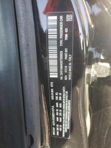 2019 ALFA ROMEO GIULIA ZARFAMAN3K7599629