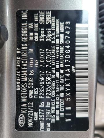 2013 KIA SORENTO LX - 5XYKT4A17DG407473