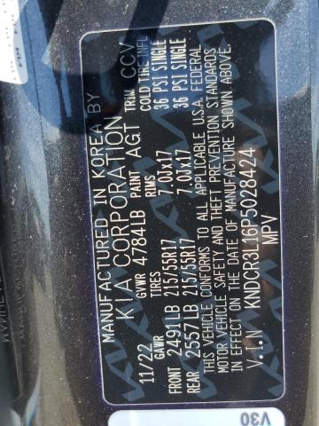 2023 KIA NIRO WIND KNDCR3L16P5028424