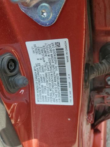 2021 HONDA CIVIC EX 2HGFC1F3XMH706078