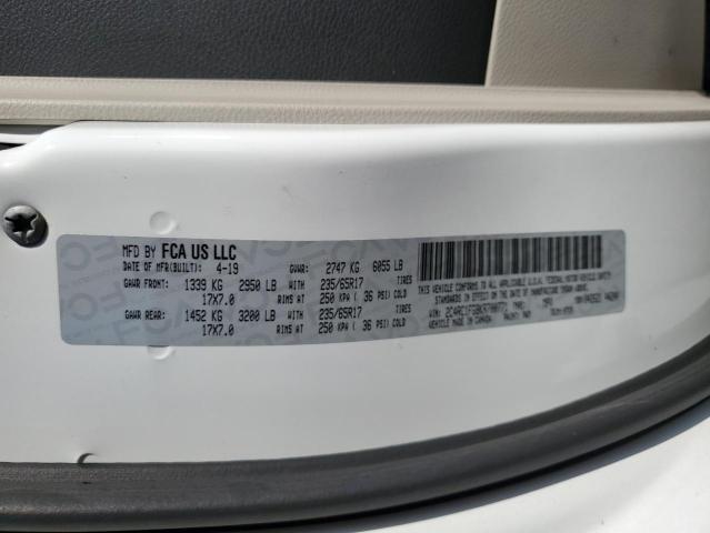 2019 CHRYSLER PACIFICA T - 2C4RC1FG8KR700771