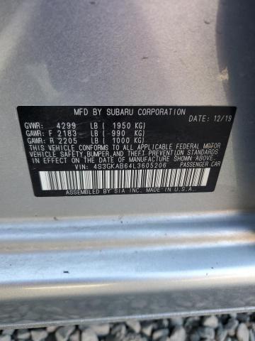 2020 SUBARU IMPREZA - 4S3GKAB64L3605206