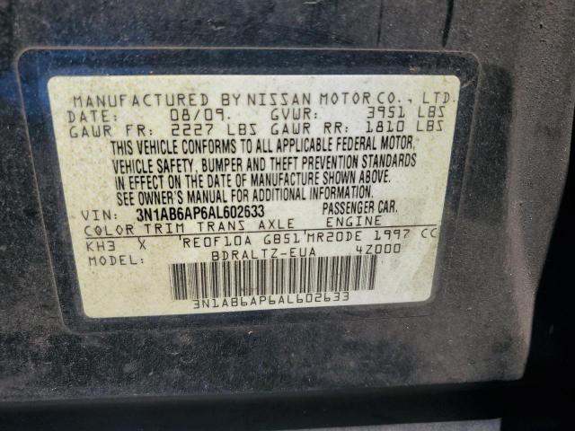 2010 NISSAN SENTRA 2.0 - 3N1AB6AP6AL602633