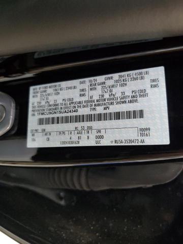 2025 FORD ESCAPE ACT 1FMCU9GN1SUA24340