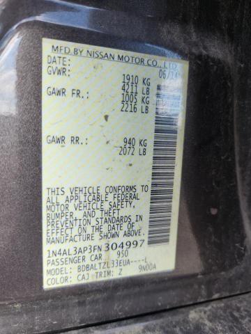 2015 NISSAN ALTIMA 2.5 - 1N4AL3AP3FN304997