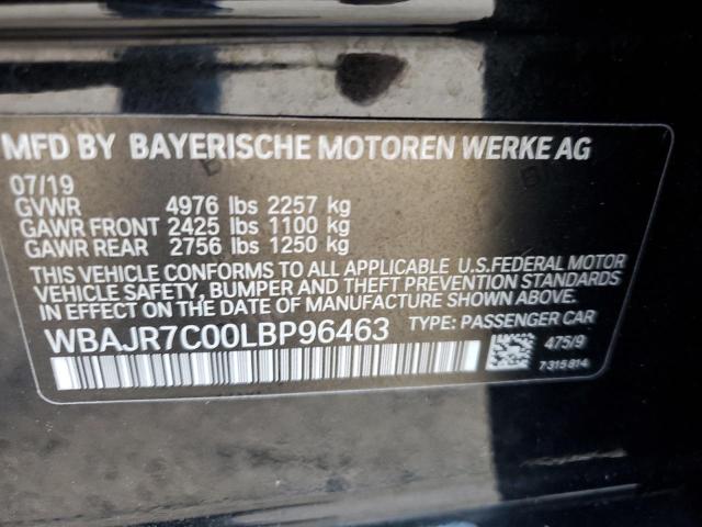 2020 BMW 530 XI WBAJR7C00LBP96463