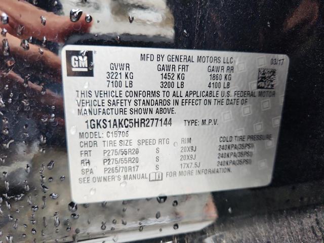 2017 GMC YUKON SLE 1GKS1AKC5HR277144