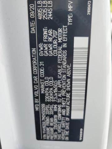 2021 VOLVO XC40 T5 INSCRIPTION YV4162UL7M2450299