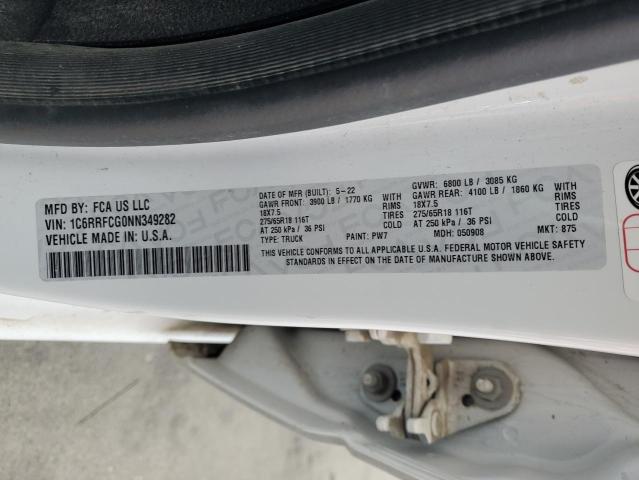 2022 RAM 1500 TRADE 1C6RRFCG0NN349282
