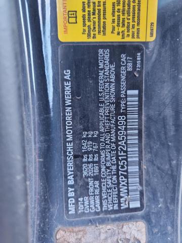 2015 MINI COOPER S WMWXP7C51F2A59498