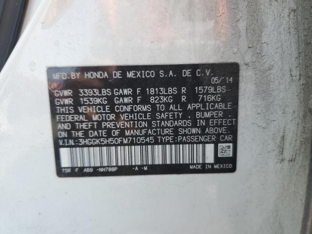 2015 HONDA FIT LX 3HGGK5H50FM710545