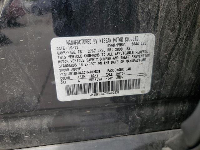 2023 NISSAN ARIYA VENT JN1BF0AA7PM402831