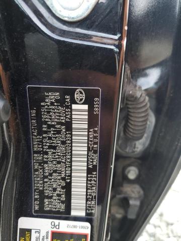 2012 TOYOTA CAMRY HYBR - 4T1BD1FK8CU028391
