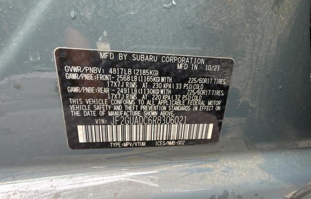 2024 SUBARU CROSSTREK JF2GUADC6R8306021